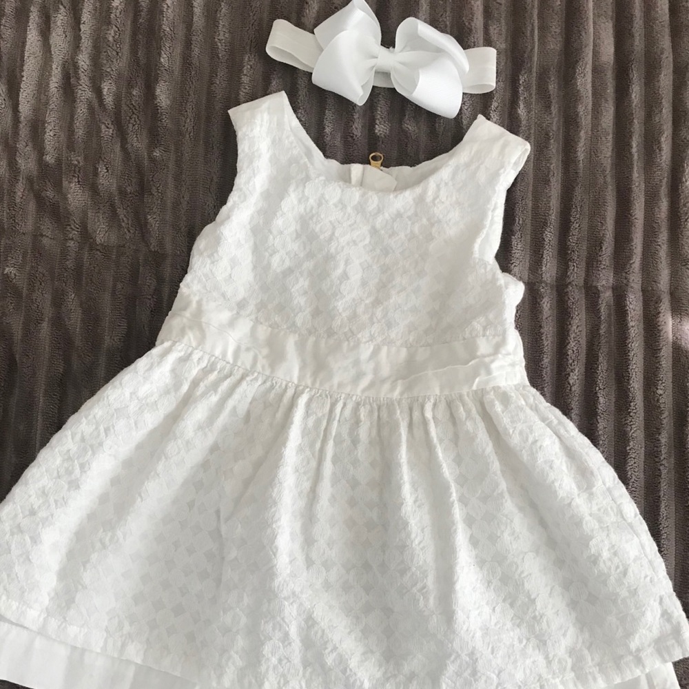 12 Month White Dress